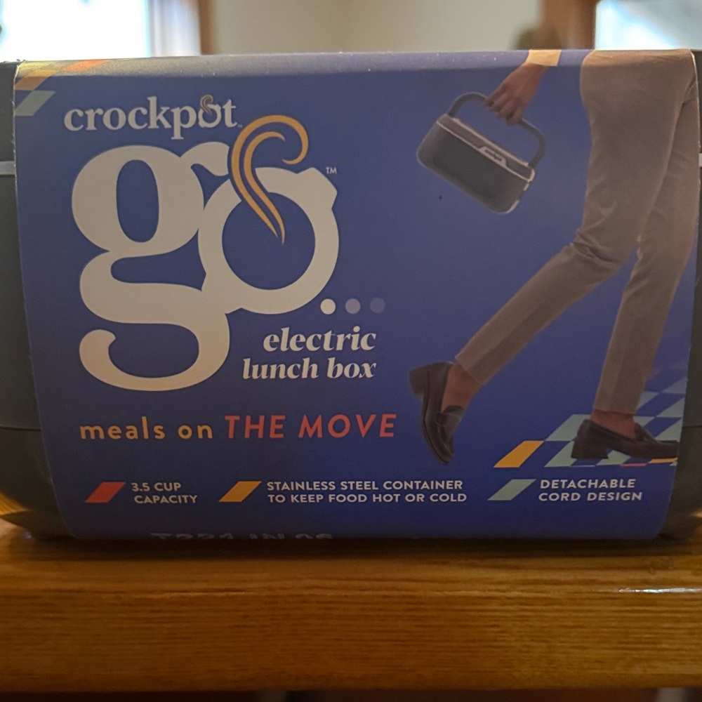 Crockpot Go Electric Lunch Box - Blue